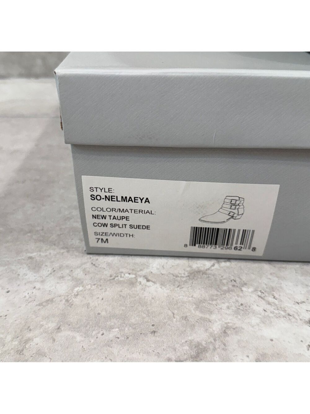 Sole Society Taupe Nelmaeya Suede Boots size 7 - Picture 6 of 7
